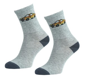 Skarpetki młodzieżowe bawełniane samochód
