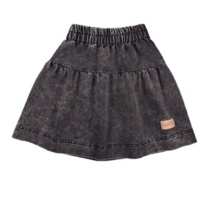 Spódnica jeansowa czarna bawełniana Tuss