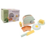 Drewniany toster i akcesoria śniadaniowe Joueco