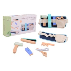 Drewniane akcesoria fryzjerskie z pasem Joueco