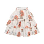 Spódnica fale midi muślinowa Lew jasny Dear Sophie