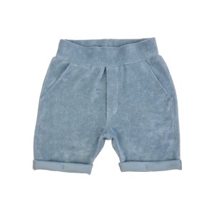 Szorty frotte bawełniane jasnoniebieskie Strojmisie