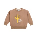 Bluza bawełniana Kaktus karmelowa Dear Sophie