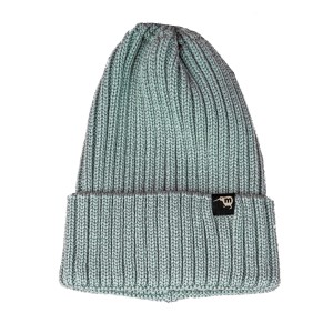 Czapka merino pistacjowa - jasnozielona Mulesing Free Mullido