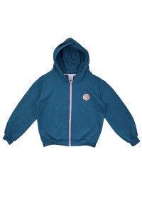 Bluza bawełniana zapinana z kapturem Morska Hey Popinjay