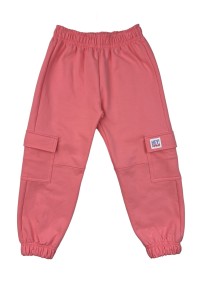 Spodnie ocieplane bawełniane cargo morelowe Hey Popinjay