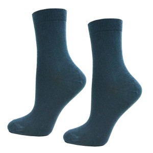 Skarpetki bawełniane niebieski jeans Krebo