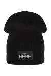 Czapka beanie prążek czarna I'm not bebe