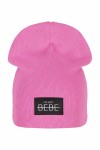 Czapka beanie prążek różowa I'm not bebe