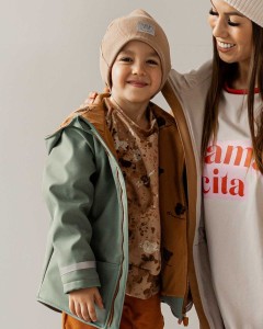 Kurtka softshellowa miętowa z odblaskami i bawełnianą podszewką Strojmisie