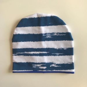 ULKA CZAPKA PASKI PRZECIERANE NIEBIESKIE