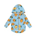 Bluza zapinana z kapturem cytrynki niebieska Dear Sophie